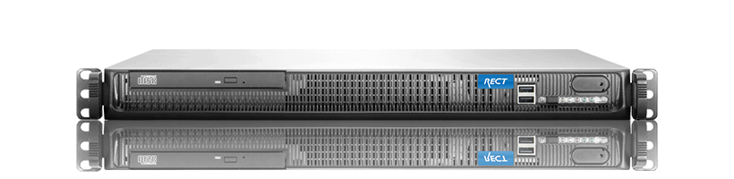 1U AMD - Rack Server - RECT� RS-8519B SHORTY - Short 1U AMD Single-CPU Rack Server