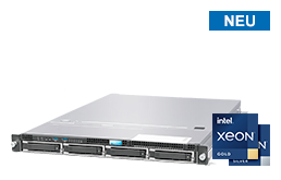 Server - Rack Server - 1HE - RECT™ RS-8590N4 - Dual Intel Xeon Scalable der 3. Gen. im 1HE Rack Server mit 4 NVMe SSDs