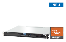 Server - Rack Server - 1HE - RECT™ RS-8528C SHORTY - Kurzer 1HE Rack Server mit neuesten AMD Ryzen™ 7000 Prozessoren