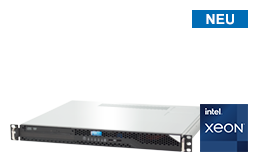 Server - Rack Server - 1HE - RECT™ RS-8573C SHORTY - Kurzer 1HE Rack Server mit brandneuen Intel Xeon E-2400 CPUs