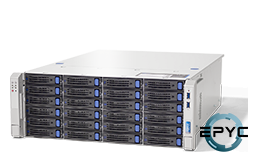 Server - Rack Server - 4U - RECT™ RS-8836R24 - 4U Rack Server with AMD EPYC Rome CPUs for up to 128 Cores