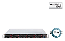 Virtualisierung - VMware - RS-8535VR10 - 1HE Rack Server mit Single AMD EPYC Milan CPU bis 64 Kerne