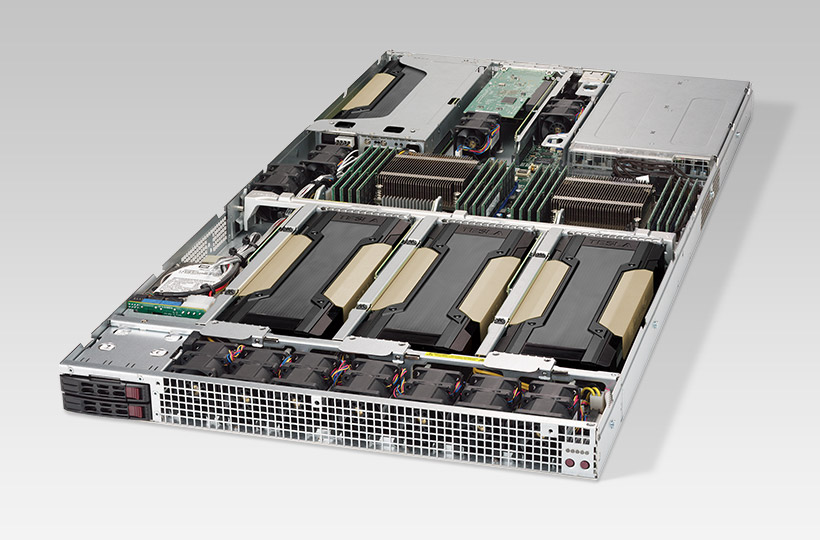 GPU Server RECT™ RS8588G4 1U Dual Xeon ScalableR Rack Server for up to 4 Graphics Cards