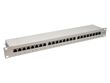 Patchpanel 24-Port, Cat.6, grau