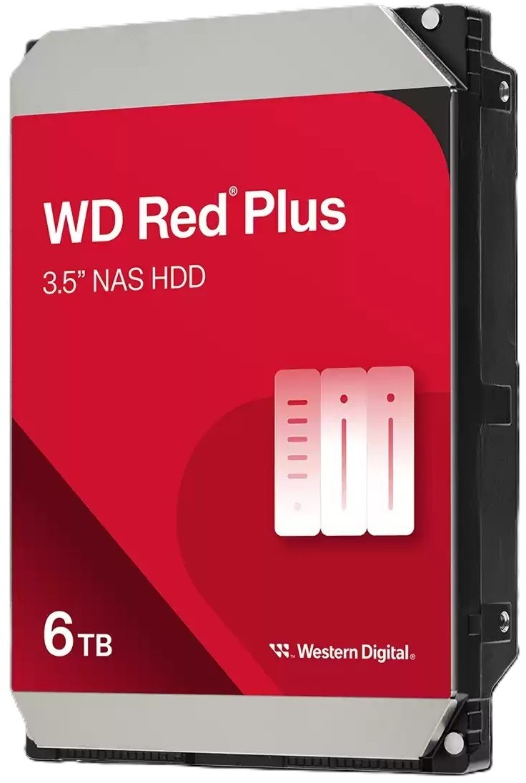 6 TB Western Digital Red Plus NAS 6 TB Western Digital Red Plus NAS