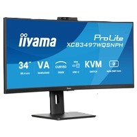 34" iiyama Prolite LED monitor XCB3497WQSNPH-B1 (black, matt) 34" iiyama Prolite LED monitor XCB3497WQSNPH-B1 (black, matt)